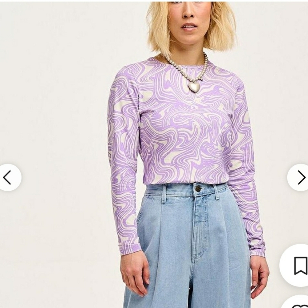 Lucy & Yak Long Sleeve Top Medium